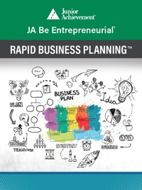 JA Be Entrepreneurial Rapid Business Planning cover with illustrations of many types of charts