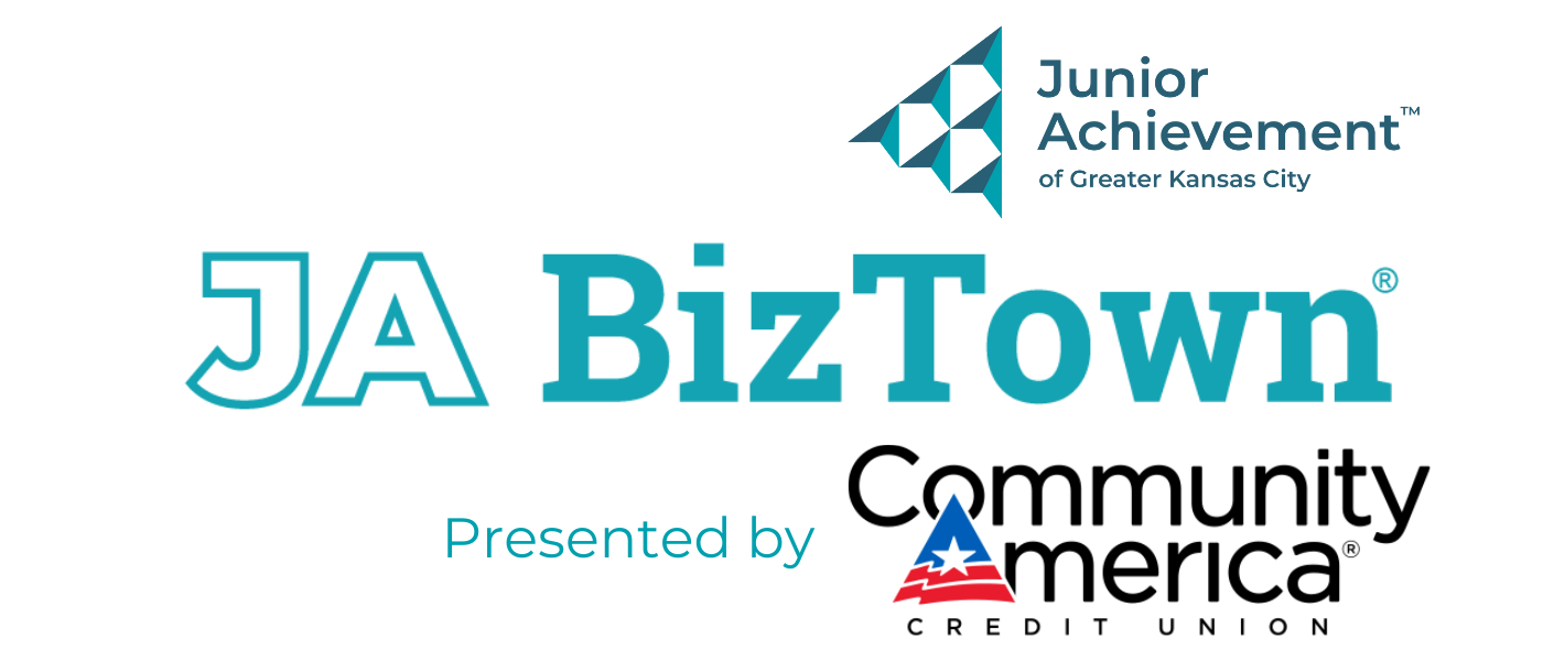 JA BizTown presented by CommunityAmerica Credit Union logo