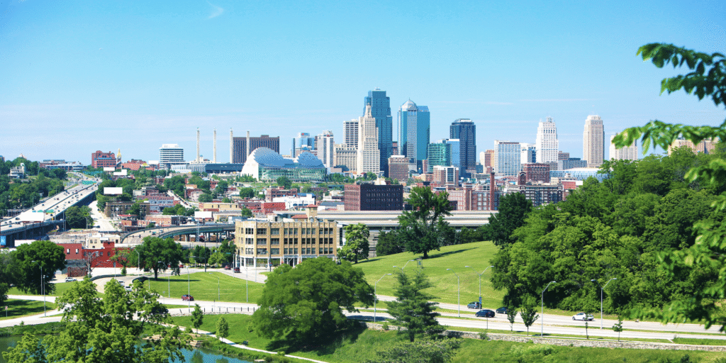 Skyline of downtown Kansas City, MO
