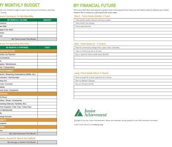 Tools - Budget Sheet